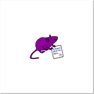 Small Rat with Joe Biden First Debate Quote Posters and Art